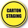 DuraStripe rond veiligheidsteken / CARTON STAGING